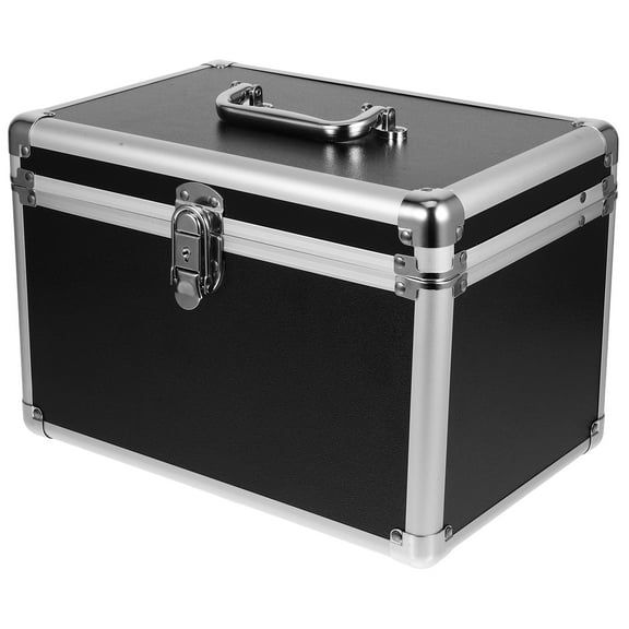 Makeup Case Organizer With Buckle Makeup Tool Box Hard Makeup Case Makeup Travel Bag Cosmetic Display Cases Nail Box Organizer Case Bathroom Counter