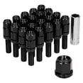thumbnail image 4 of Tuercas De Rueda, Pernos De Rueda Fáciles De Instalar M12x1.25 28 Mm Rosca De Acero Para Automóvil ANGGREK Negro, 4 of 8
