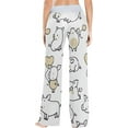 thumbnail image 4 of Women Pajama Pants Lounge Pants Long Stretch Comfy Sleepwear Pig Freehand, 4 of 7