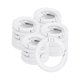 thumbnail image 1 of Uxcell 24-Pack Anillos O de Resorte de Metal, Hebilla de Llaveros de Aleación de Zinc de 5/8" para Anillos de Disparo Redondos [Blanco], 1 of 6
