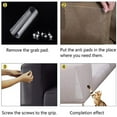 thumbnail image 7 of Cat Scratch Deterrent, Furniture Protectors Cat Scratching Couch Sofa Furniture Corner Protector Guards, No Scratch Clear , 15x40cm, 7 of 7