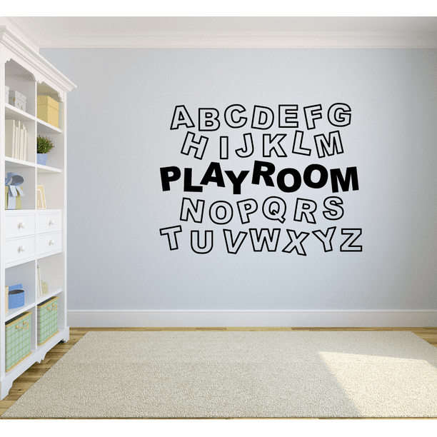 Playrooms ABC Alphabet Letters Playroom Play Rooms Quotes Wall Sticker