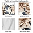 thumbnail image 4 of luoweisi Men's Beach Shorts Quick Dry Swim Trunks with Mesh Lining Flower 2XL, 4 of 5