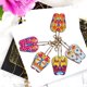 thumbnail image 5 of Cuadros Decorativos DIY Diamond Art Llaveros Joya Llaveros Regalo de decoración de Navidad (GJ017) Wdftyju embutido en tela, 5 of 7