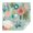 Pastel Pioneer Flower, variant on Colorful Geometric Striped Pattern Square Tablecloth,Waterproof Square Table Cover,Wipeable Spillproof Washable Table Cover for Home Kitchen Party Decor 42"X42"(107x107cm)