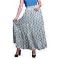 thumbnail image 1 of Bimba Jupes Maxi Imprimées Femmes Style Bohème Gitane Longue Jupe en Coton, 1 of 5