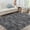 Dark Gray, variant on Garvee Runner Rug 2'x6' Modern Abstract Machine Washable Rug Soft Indoor Non-Slip Rugs for Laundry Room Kitchen, Brown