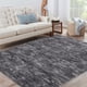 thumbnail image 1 of Qinaqin 122*183cm 100% Polyester Area Rugs 350Gsm Velvet Pearl Cotton Tpr cm de Anchoashed Folding Backing Plain Te x ture Carlo Profundidadark Gris, 1 of 7