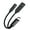 Black, variant on lanema 2 in 1 Type C Headphone & Charger Adapter Type C to 3.5mm Adapter for Phone 15/16