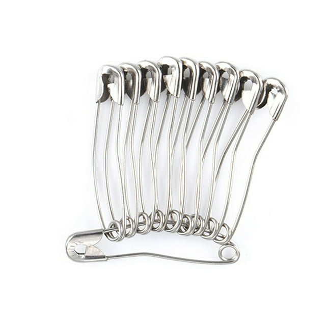 Qarigey Paquete de 60 alfileres de seguridad de Metal, ropa artesanal DIY, fijación de costura, alfileres de punto para ropa, accesorio para Accesorios de disfraces