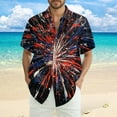 thumbnail image 3 of JGNGSHN Men's American Flag Hawaiian Shirts Patriotic 4th July Shirt Short Sleeve Button Down T-Shirts Casual Summer Stars Stripes Printed Beach Shirt, 3 of 11