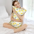 thumbnail image 5 of Kll Flowers And Butterflies Pattern Silk Pillowcase For Hair And Skin Standard Size 20"X 30" Soft Breathable Pillow Covers For Sleeping, 5 of 8