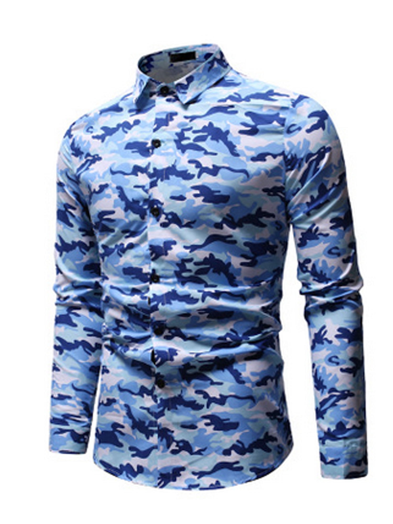 Men's Long Sleeve Camouflage Shirt 