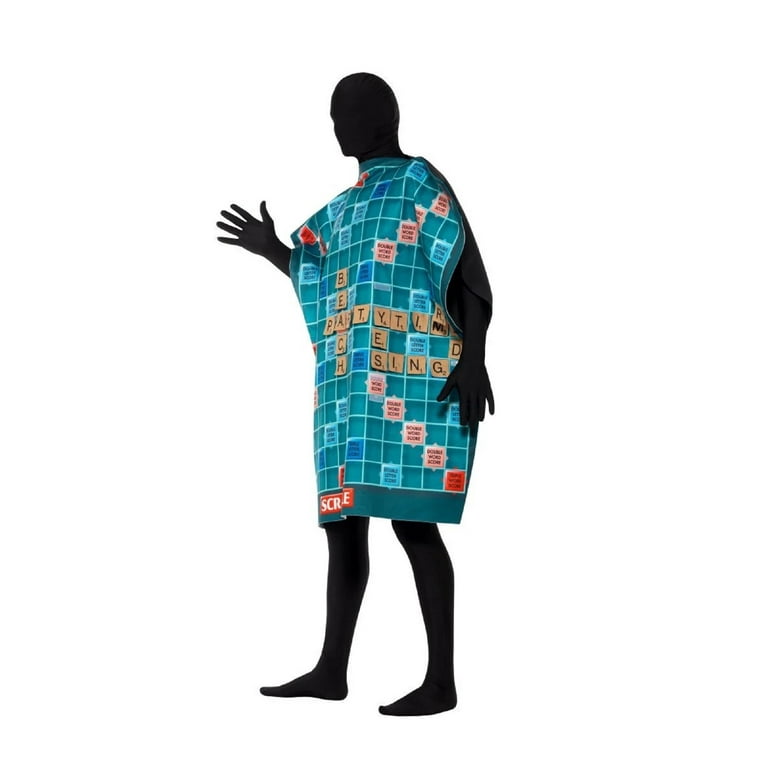 Scrabble Costume Green Adult Scrabble Costume Green Adult
