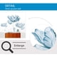 thumbnail image 2 of Calcomanía de pared JAMW 2 uds 70,9 x 43,3 gran flor azul vinilo extraíble, 2 of 5