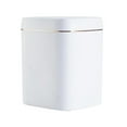 thumbnail image 2 of Smart Induction Garbage Can, Touchless Garbage Can, Durable Automatic Garbage Can for Kitchen, Home, Bathroom, Office, Bedroom , 11L waterproof white 11L, 2 of 8