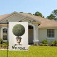 thumbnail image 2 of Amhnf Welcome Topiary Garden Flag For Home Outdoor Garden Yard Decor 12x18 inch, 2 of 5