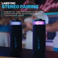 thumbnail image 3 of JLab GO Party Speaker - Navy; Bluetooth Portable Speaker with RGB Lighting, 10W, 3 of 13