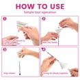 thumbnail image 4 of Wekvgz Beading Funnel for Clay Beads Complete Beading Funnel Kit Practical Beading Funnel Tool Kit Reusable Clay Bead Funnel for Making Bracelets Necklaces White, 4 of 11