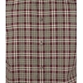 thumbnail image 3 of Men's Slim Fit Plaid Print Long Sleeves Shirt-C-XX-Large, 3 of 4