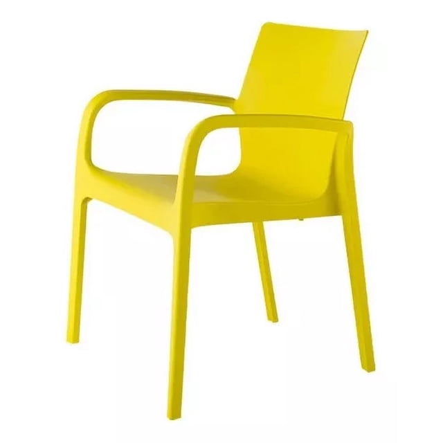Lagoon Silla de Comedor con Descansabrazos para Interior y Exterior con Protección UV, Modelo Alissa 7050 Lagoon ALISSA