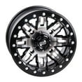 thumbnail image 3 of (4 Pack) 4/110 Tusk Teton Beadlock Wheel 14x7 5.0 + 2.0 Machined/Black For Honda Rancher 420 4x4 2007-2021,2023-2024, 3 of 7