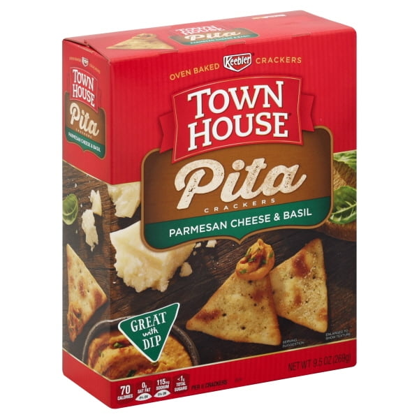 Keebler Town House Italian Cheese & Herb Pita Crackers 9.5 oz