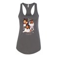 thumbnail image 2 of If It's Not a Collie It's Just a Dog Gift | Womens Dog Lover Jersey Racerback Tank Top, Dark Grey, Medium, 2 of 4