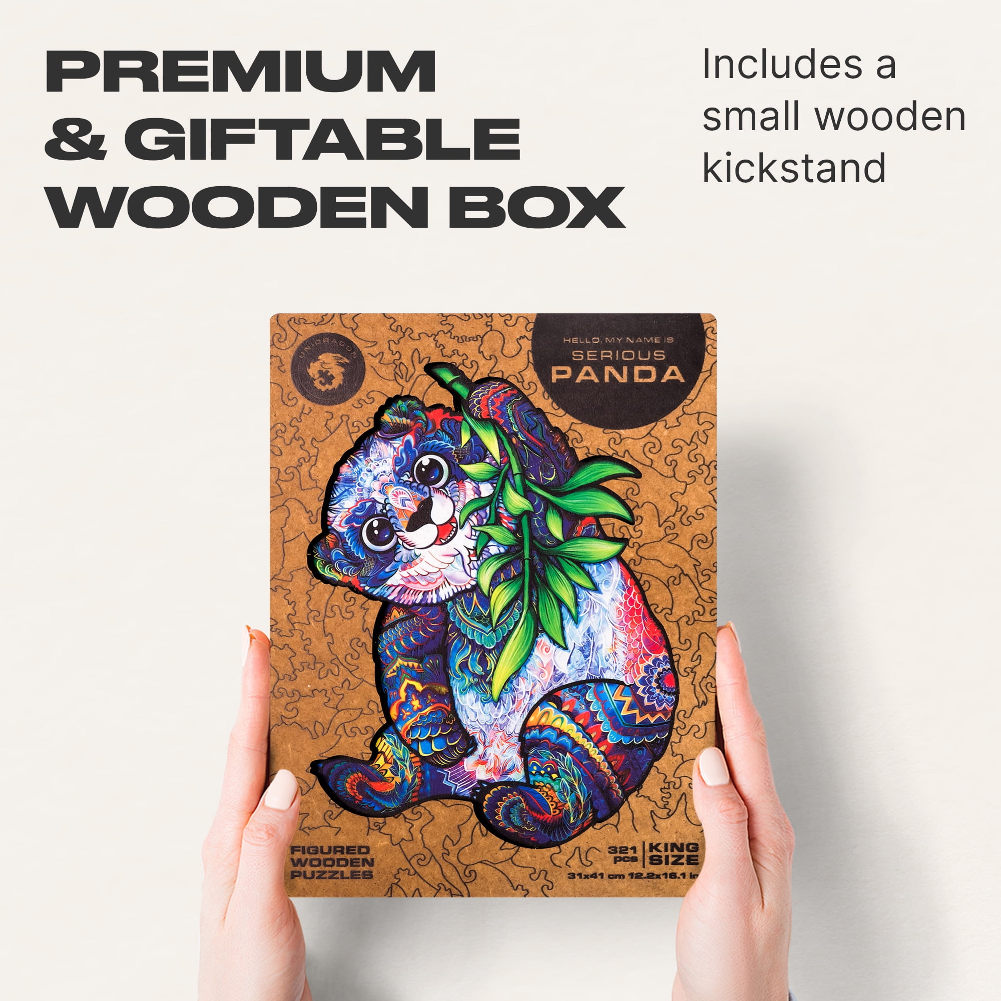 UNIDRAGON Guarding Dragon Wooden Jigsaw Puzzle RS 700 Pieces