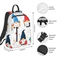 thumbnail image 2 of Fuzoiu School Cute Gnomes Print Lightweight Daypack,Weekender Bag for Men and Women, Travel Backpack with Padded Straps for School, Travel & Work, 2 of 7