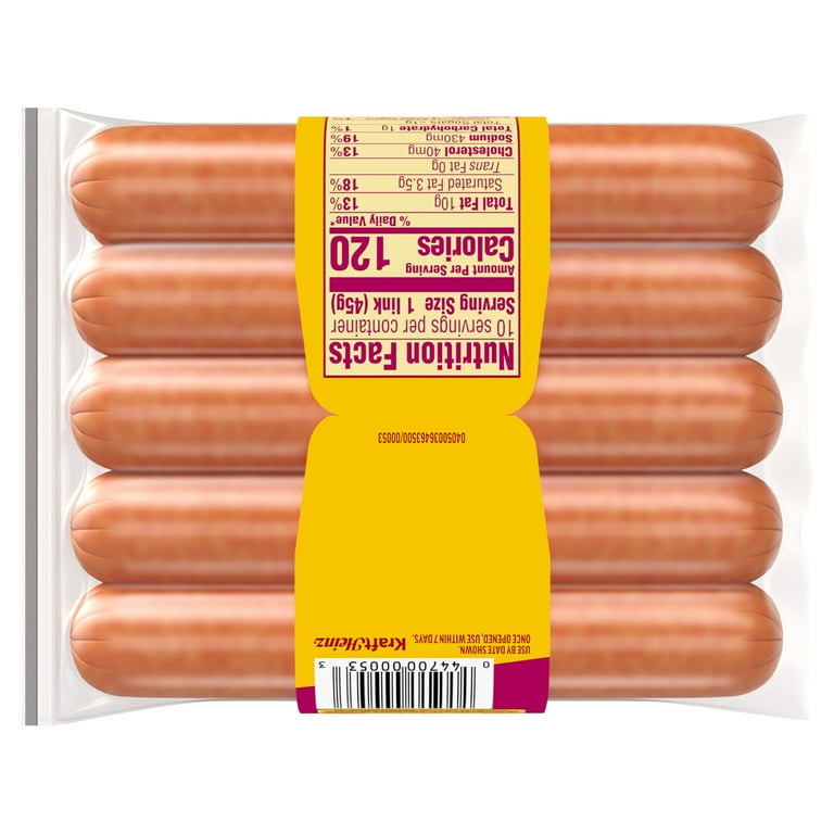 Oscar Mayer Stuffed Cheese Hot Dogs, 10 ct Pack