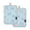 Pastel Blue Bows and Dots, variant on 2 Pack Pot Holders for Kitchen Heat Resistant Hot Pads Sets for Cooking Baking Pastel Blue Bows and Dots