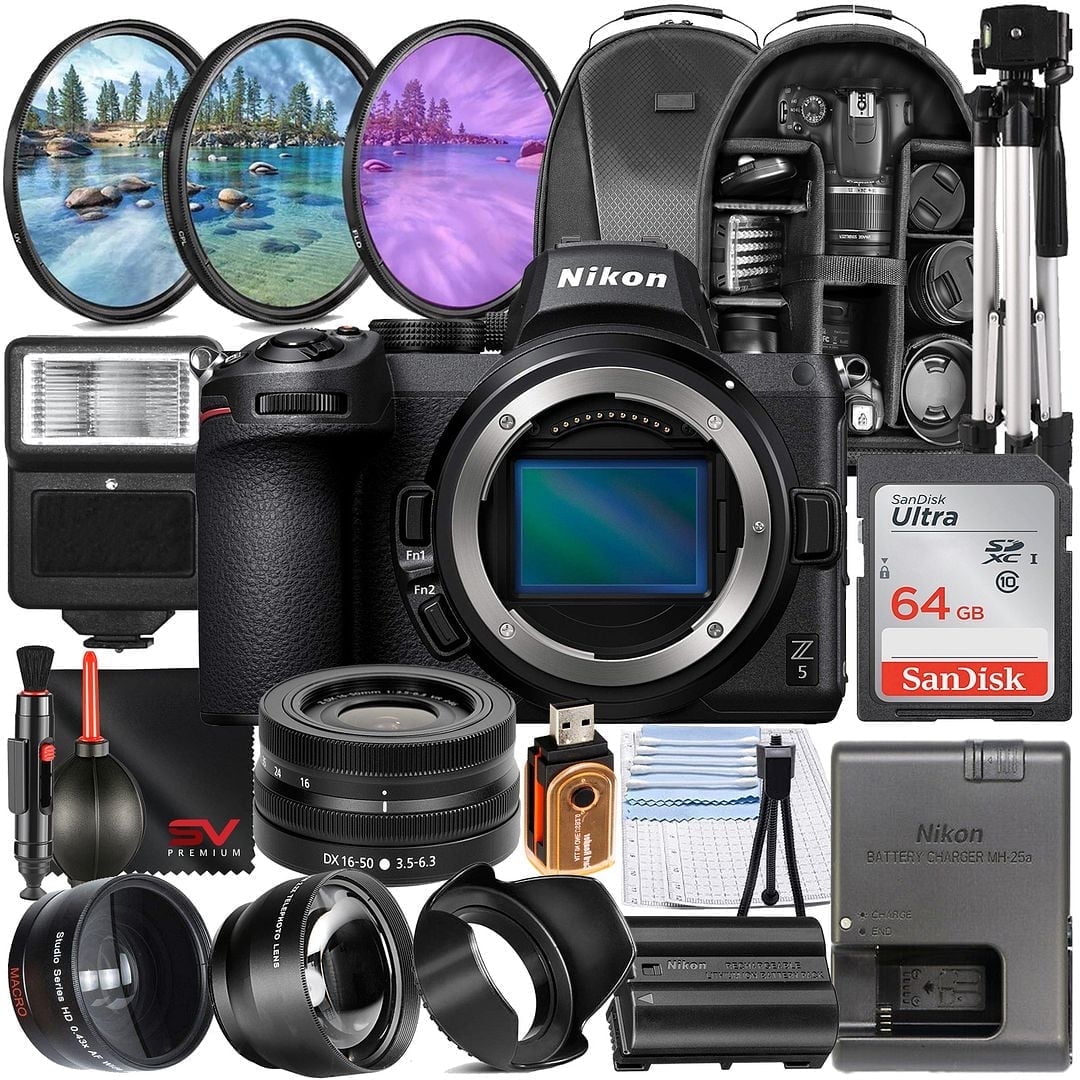 Nikon D5300 DSLR Digital Camera Bundle: 18-55mm AF-P Lens