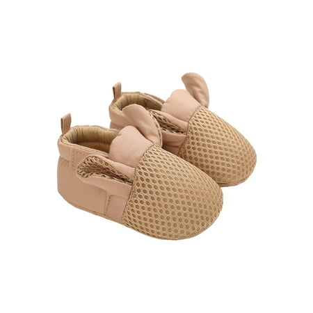 

Gueuusu Baby Unisex Breathable Shoes Crib Shoes with Animal Ear Decoration