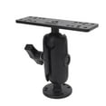 thumbnail image 1 of Fish Finder Mount High Strength C Type 1.5 Inch Ball Head Marine Electronics Mount for GPS Devices, 1 of 7