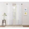 thumbnail image 2 of No 918 Alison Dentelle Florale Pure Tige Poche Rideau Panneau, 58 x 63, Blanc, 2 of 4