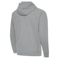 thumbnail image 3 of Men's-Antigua Heather Gray William Byron Big & Tall Victory Full-Zip Hoodie, 3 of 3