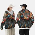 thumbnail image 4 of Vsdgher Sweat à Capuche Imprimé Floral Attrape-Rêves Élégance pour Hommes Femmes, Manches Longues Protection Solaire Pêche Course Natation-3TG, 4 of 7