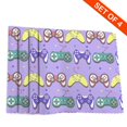 thumbnail image 2 of DouZhe Polyester Placemats Set de 4, Modèle de Contrôleur de Jeu de Style Rétro Résistant à la Chaleur Place Mats pour Table à Manger, 12 "x 18", 2 of 6