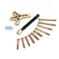 thumbnail image 1 of 13Pcs Car Steering Wheel Puller Kit Puller Set Gear Pulley Flywheel Remover Gear Crankshaft Damper Tool Automotive Tools, 1 of 4