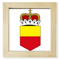 thumbnail image 1 of liechtenstein National Emblem Square Picture Frame Wall Tabletop Display, 1 of 3