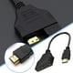 thumbnail image 5 of Cable HDMI 1080P, divisor HDMI, puerto macho a 1 hembra, adaptador de 2 salidas HDMI HD TV S3N3, 5 of 6