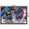 thumbnail image 3 of Marvel - Captain America - The Winter Soldier - Shield Wall Poster, 14.725" x 22.375", Framed, 3 of 3