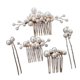 thumbnail image 2 of Wedding Hair Comb Hair Side Comb Hair Comb Clip Handmade Pearl Bride Wedding Hair Side Comb Bridal Hair Clip Comb Set Wedding Hair Accessories Bridal, 2 of 4