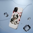 thumbnail image 5 of DistinctInk Tough Case for Apple iPhone 15 PLUS (6.7" Screen), Compatible with MagSafe Charging - Valentine's Day Old English Sheepdog Puppy, 5 of 6