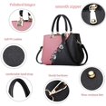 thumbnail image 3 of Ruigrea Women Top Handle Satchel Handbags Shoulder Bag Tote Purse Messenger Bags, 3 of 12