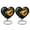 Golden Dove, variant on Ocean Turtle Cremation Urns for Adults Humans, Urn for Ashes Adult Male, Adult Urns for Human Ashes Women, Urn for Ashes Keepsake, Small Cremation Urns for Ashes(Size - 3inch, 2 Pcs)