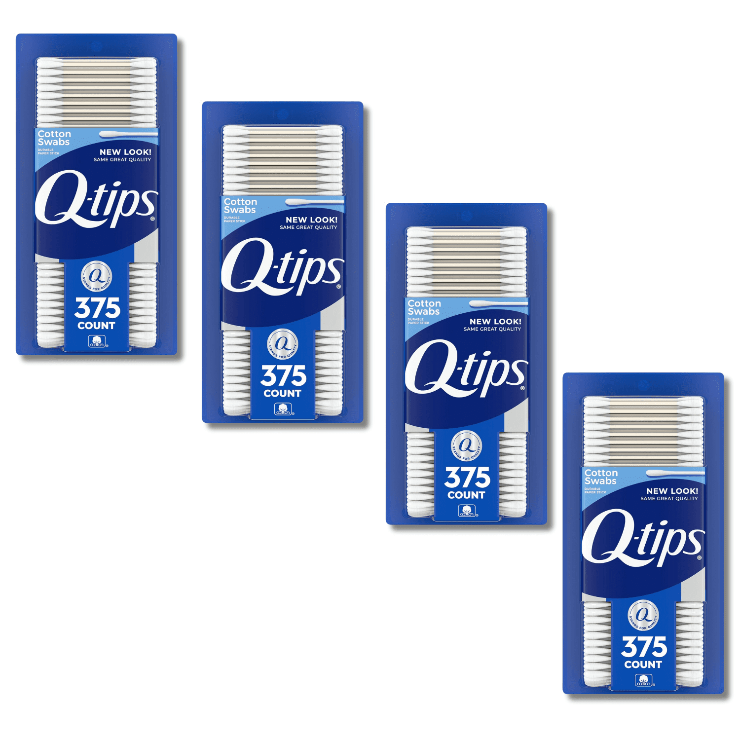 Q-Tips Cotton Swabs 375 Count – 3-Pack