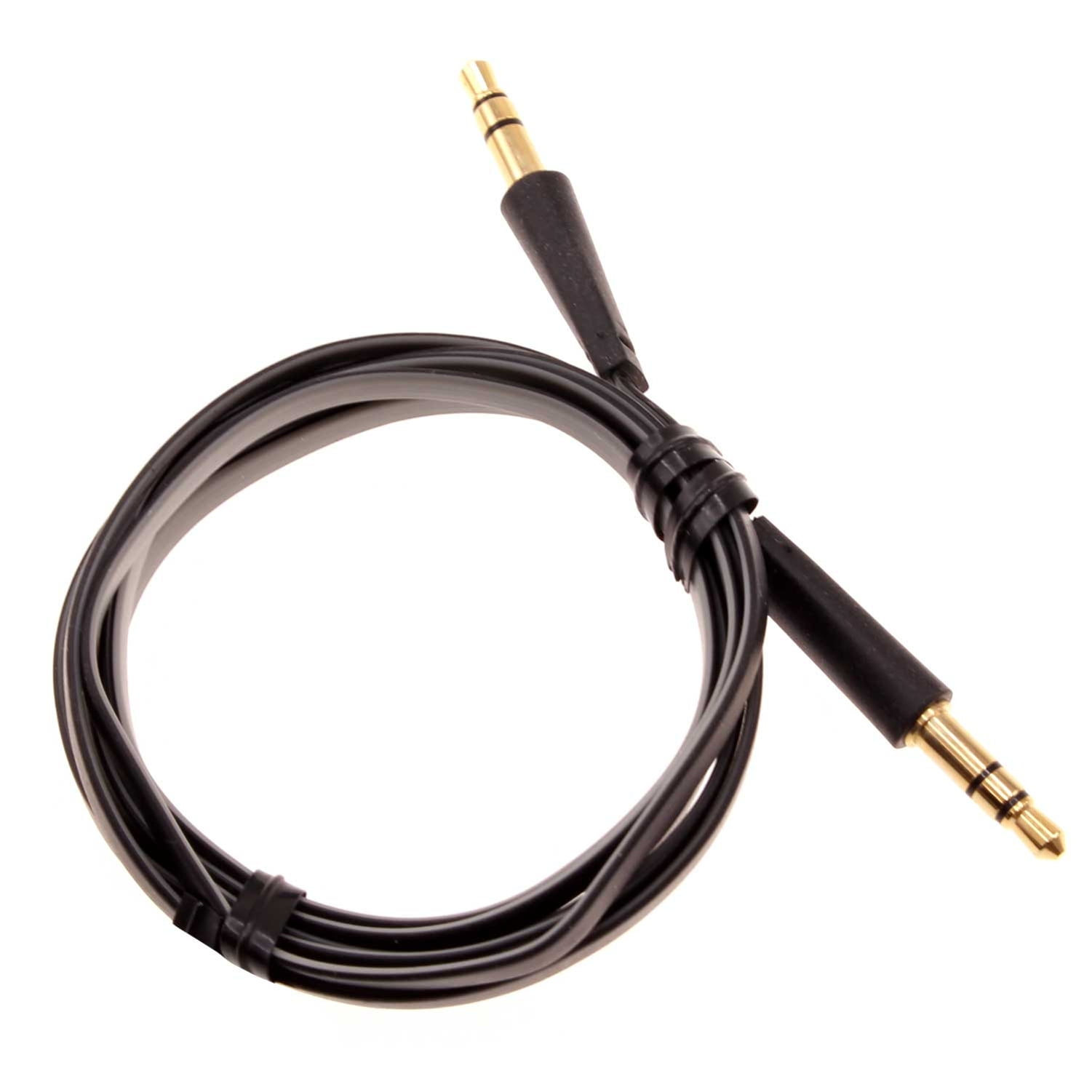 3.5mm Aux Cable Adapter Car Stereo Auxin Audio Cord Speaker Jack Wire Black L8J for BLU Vivo