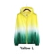 thumbnail image 2 of Greeniant Mujer hombre ropa al aire libre con capucha viento piel abrigo deportes a prueba de sol bloqueador solar Skinsuit protección UV Uniforme atlético Amarillo L, 2 of 6
